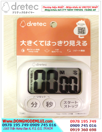 DRETEC T-649TW, Đồng hồ hẹn giờ đếm lùi TIMER DRETEC T-649WT